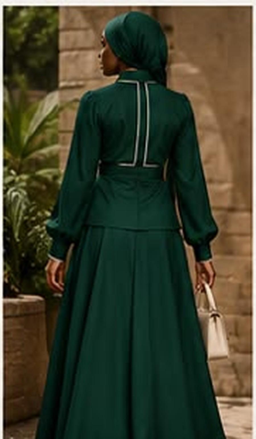 Mavambo maxi dress, botanical green