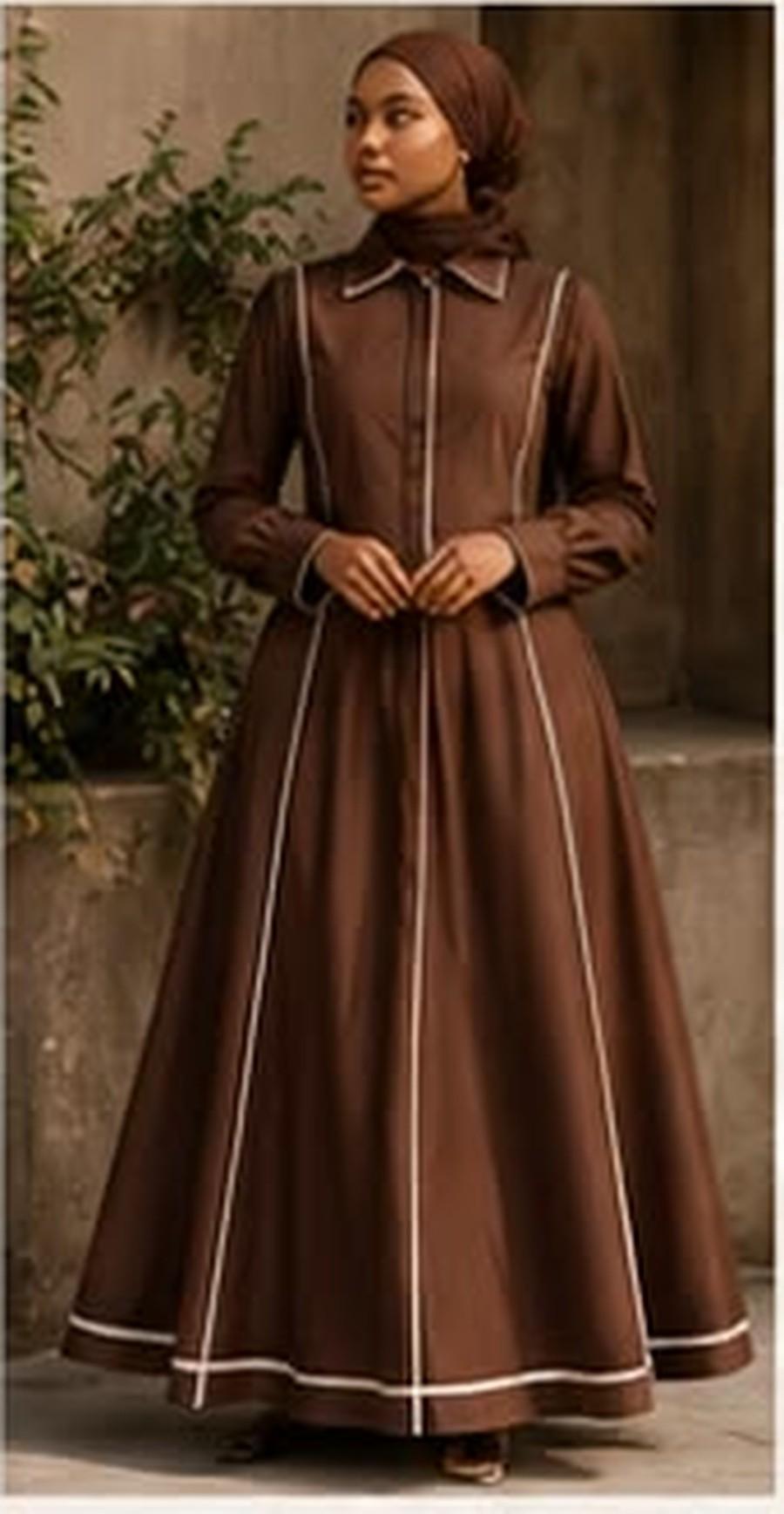 Mavambo Set in chocolate brown, full length